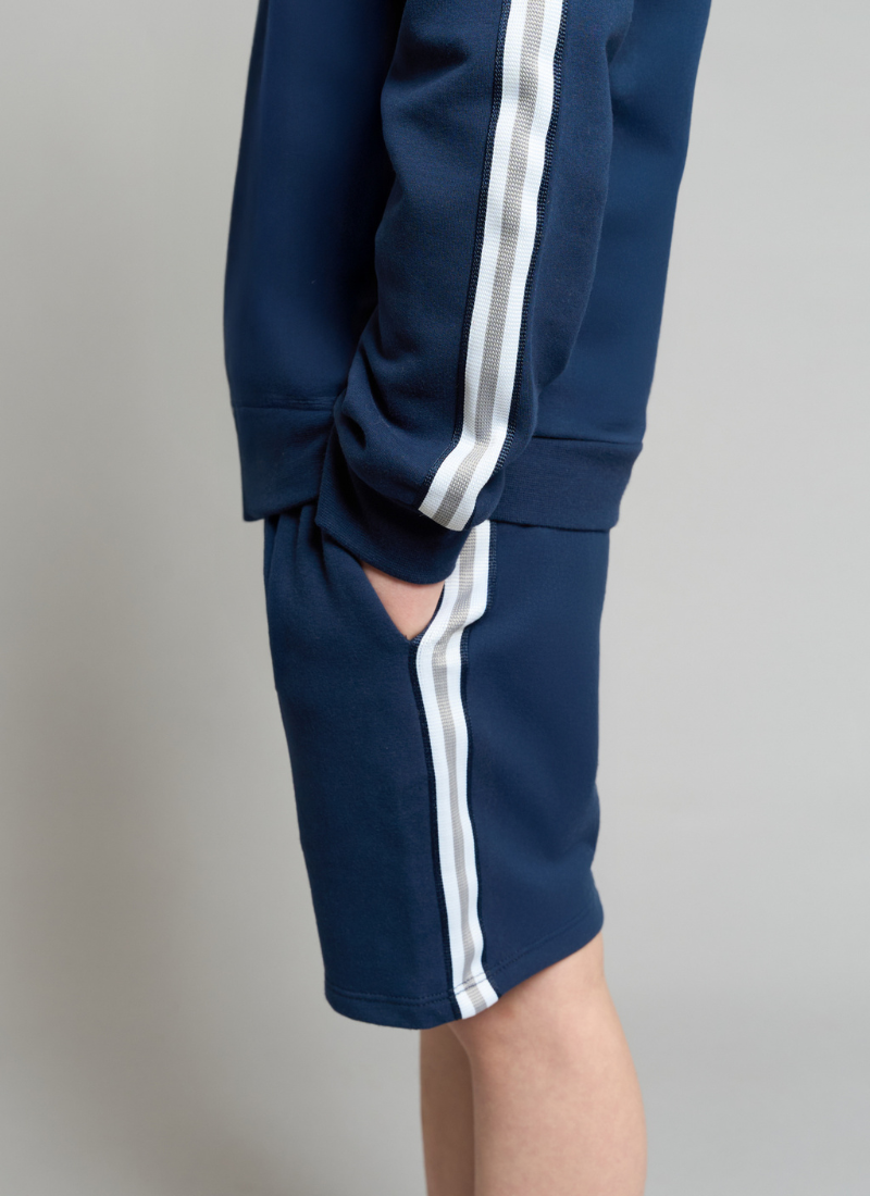Navy Tape Jumper & Short Set