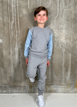 Load image into Gallery viewer, Grey Melange Tracksuit
