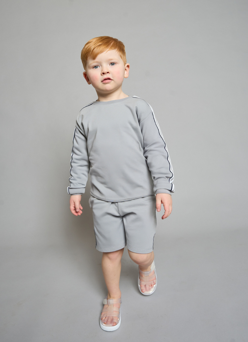 Ultimate Grey Tape Jumper & Short Set