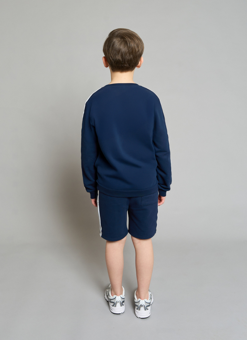 Navy Tape Jumper & Short Set