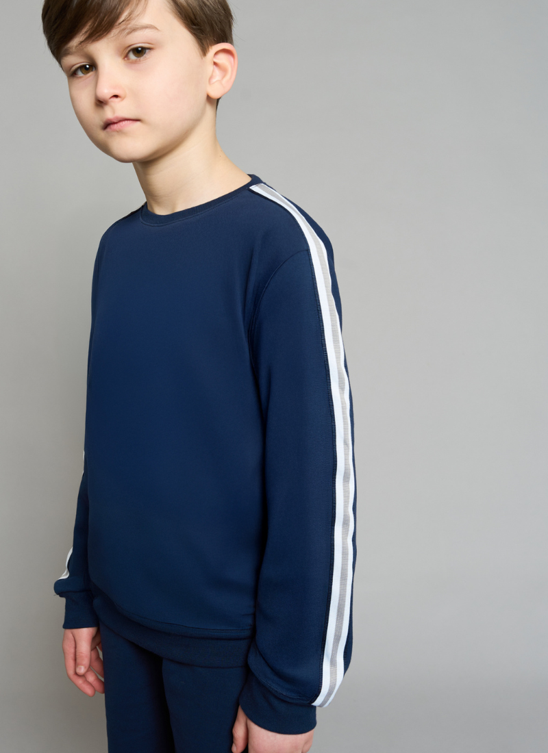 Navy Tape Jumper & Short Set