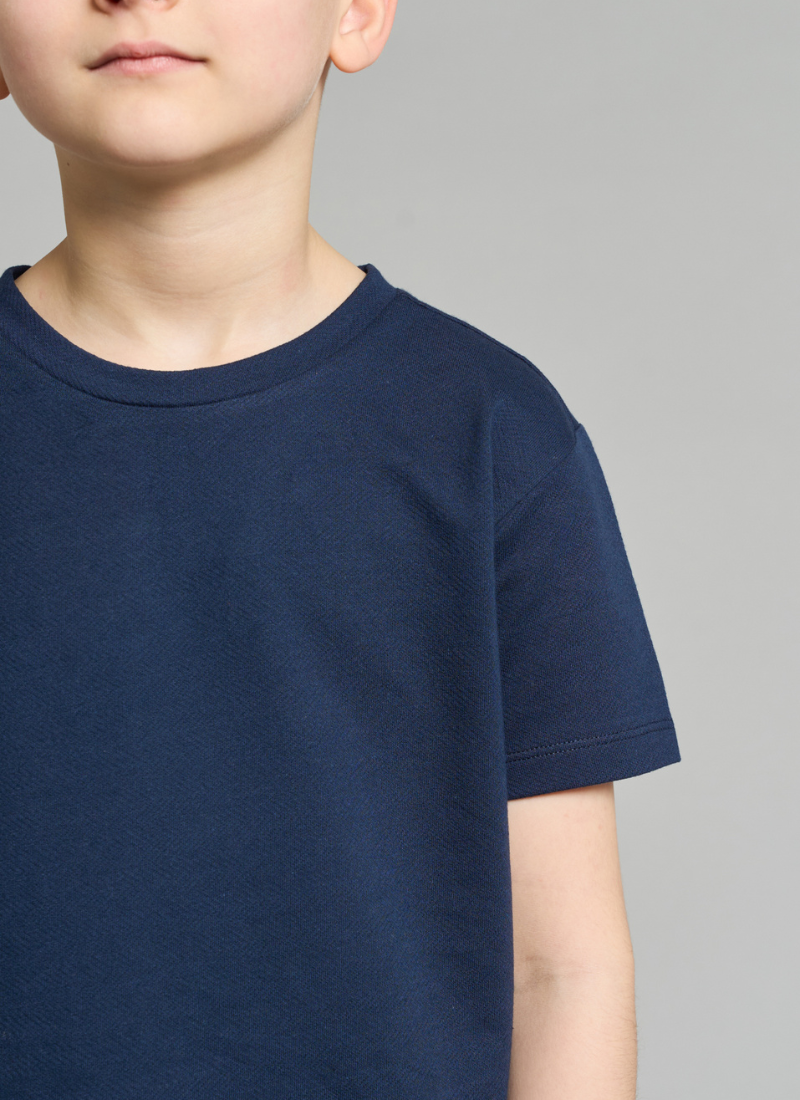 Navy ZigZag T-Shirt & Short Set